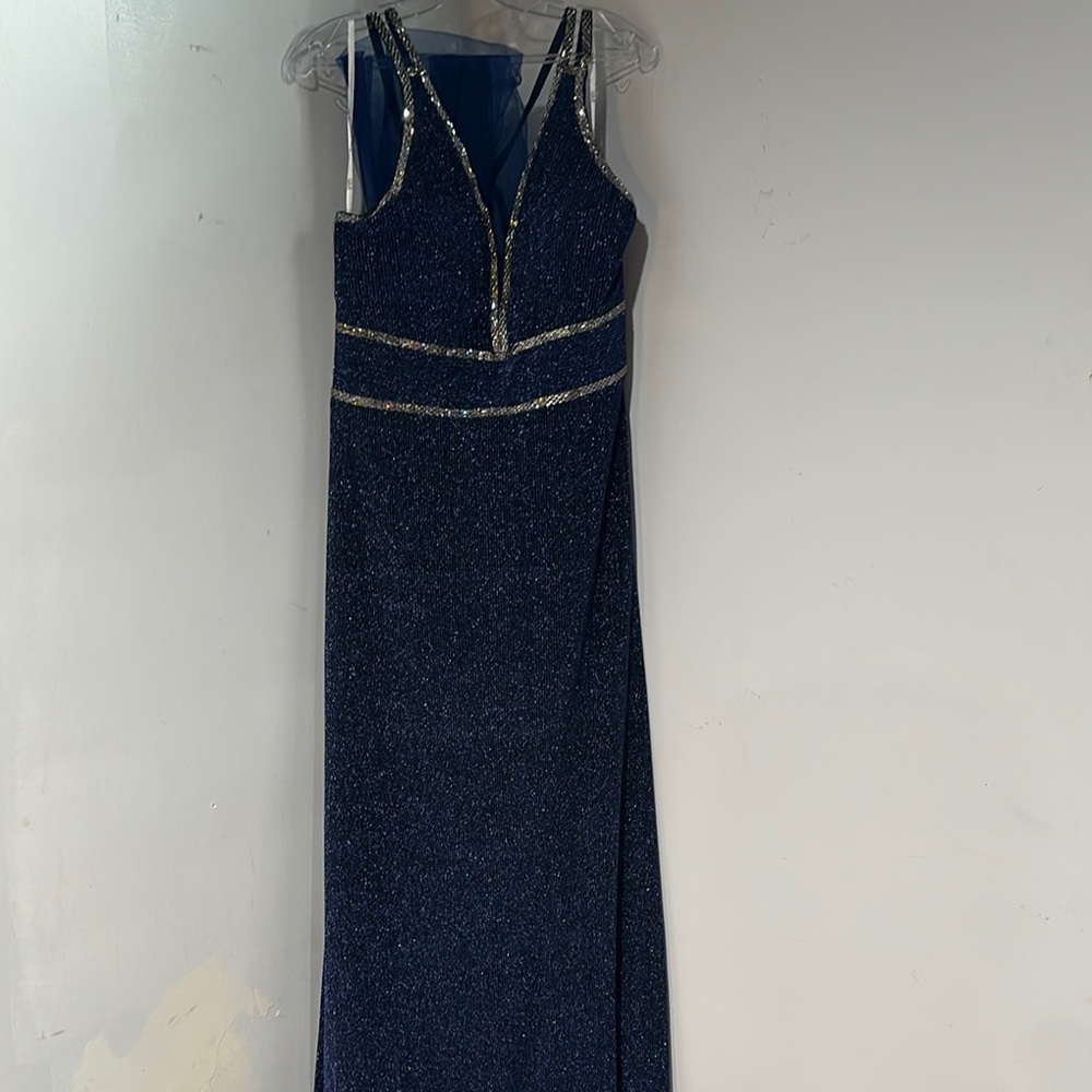 CLEARANCE

Elegant Navy Blue OR BLACK PROM/Evening Dress
